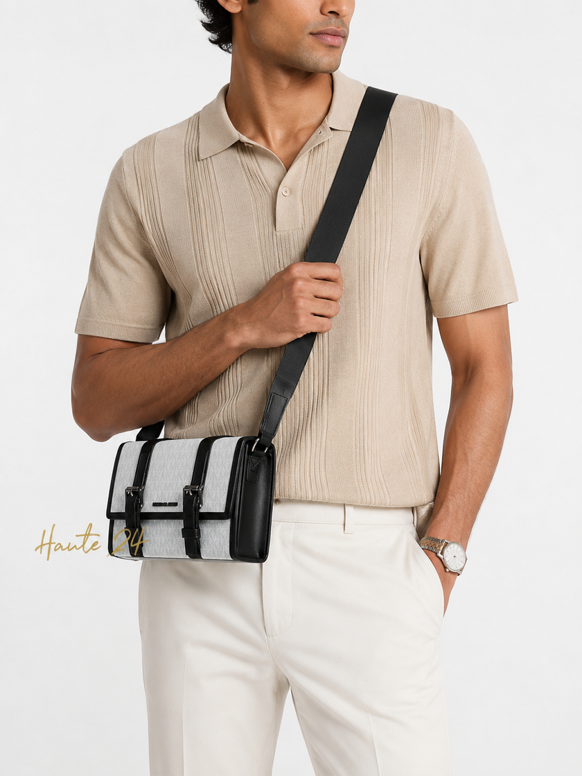 MICHAEL KORS Cooper Signature Logo Trunk Crossbody Bag