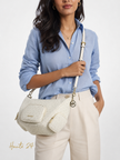 MICHAEL KORS Merritt Medium Signature Logo Convertible Shoulder Bag
