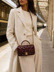 CHANEL Mini Chain Link Top Handle Bag
