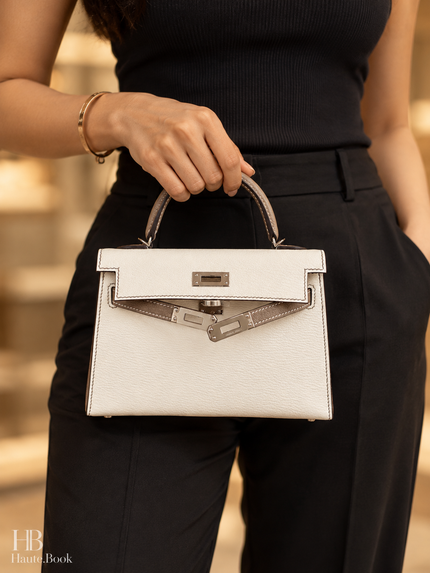 [Unused] HERMÈS Kelly Nata / Etoupe Chèvre PHW