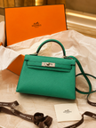 [Brand New] HERMES Mini Kelly Vert Jade
