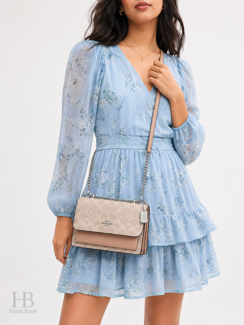 [At India] COACH Mini Klare Crossbody Bag In Signature Canvas