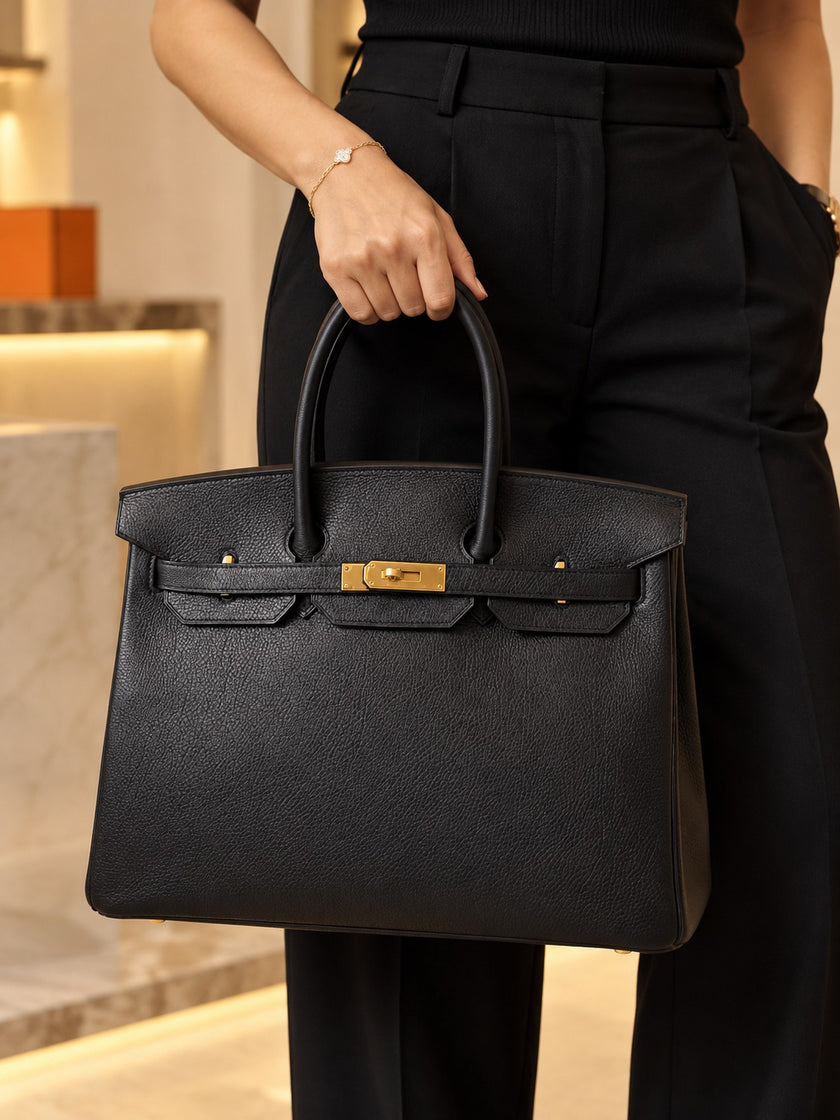 [Mint Condition] HERMÈS Birkin 35 Black Togo GHW