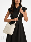 MICHAEL KORS Nayla Medium Signature Logo Messenger Bag