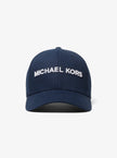 [At India]  MICHAEL KORS Logo Cotton Baseball Hat - Midnight