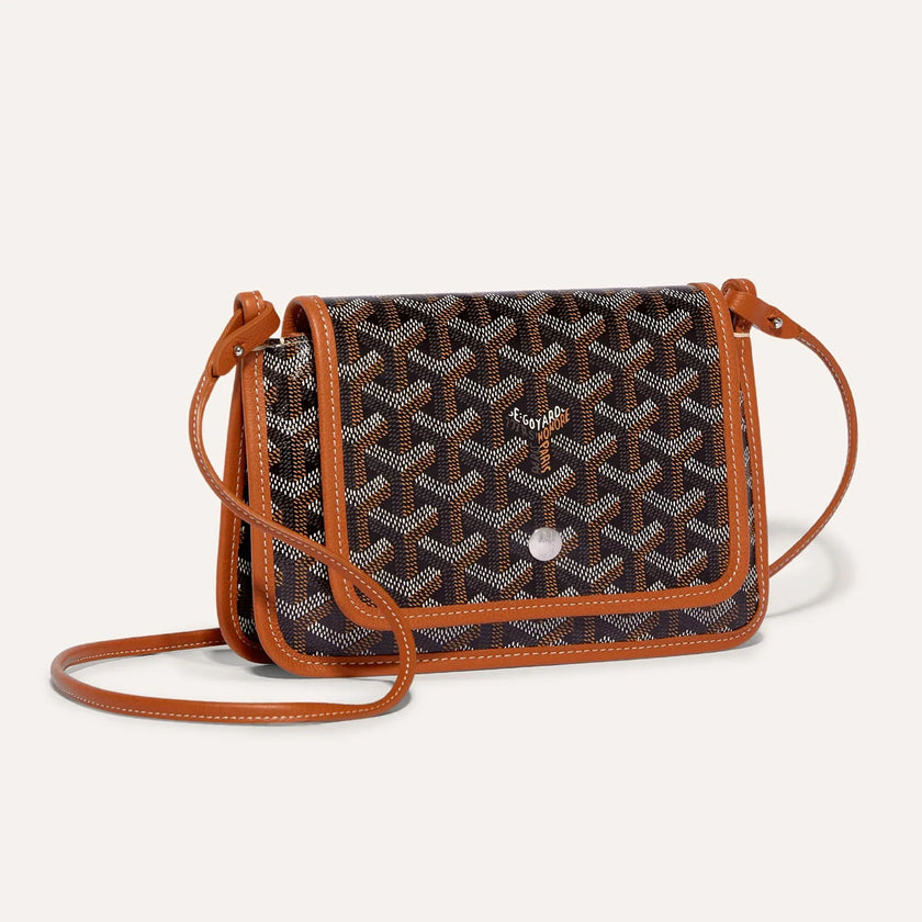 GOYARD Plumet Wallet-Clutch - Black & Tan