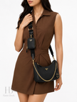 PRADA Re-Edition 2005 2way Shoulder Bag Black