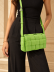 BOTTEGA VENETA Padded Cassette Shoulder Bag Acid Green