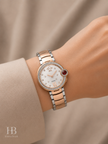 GV2 BY GEVRIL Perugia Quartz White Dial Ladies Watch