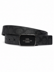 [At India] COACH Plaque Buckle Cut To Size Reversible Belt