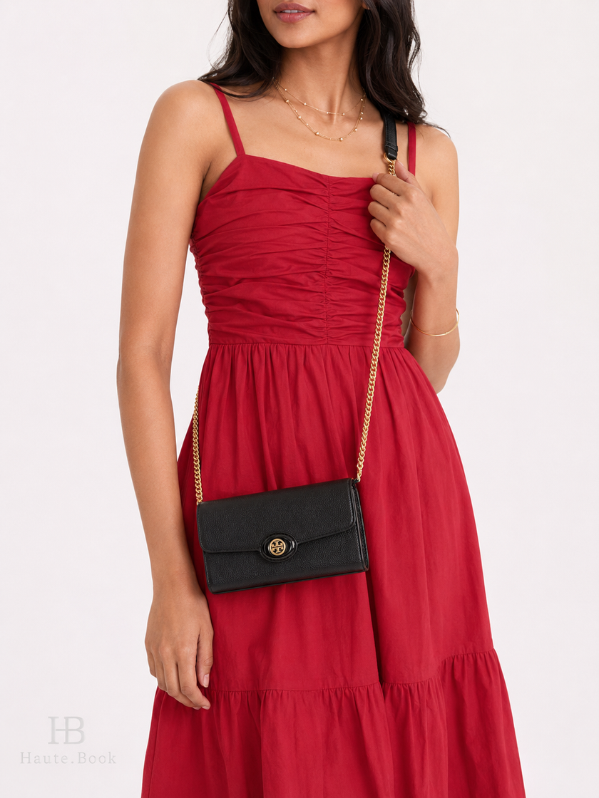 TORY BURCH Robinson Pebbled Crossbody