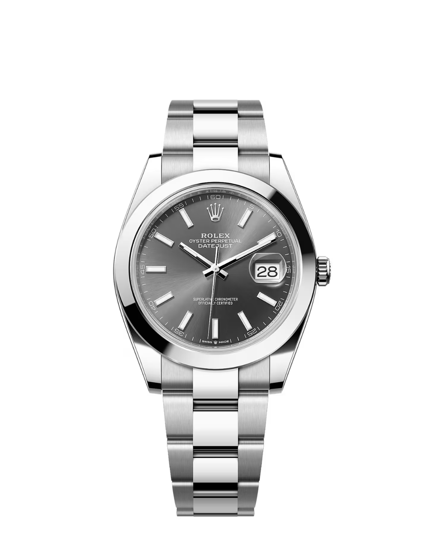 [Brand New] ROLEX Datejust 126300 41mm Gray Dial