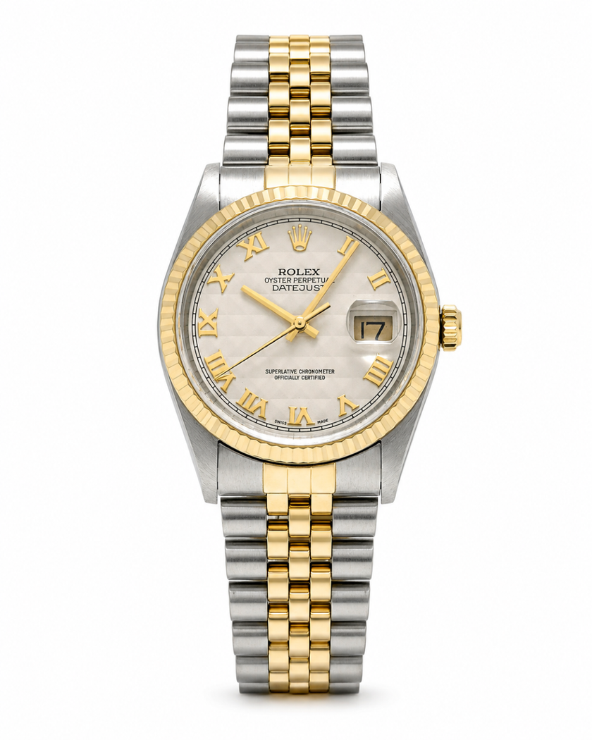 [Store Display] ROLEX Datejust Ivory Pyramid 36MM