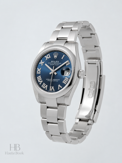 [Store Display] ROLEX Bright Blue Unisex Watch