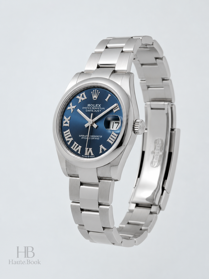 [Store Display] ROLEX Bright Blue Unisex Watch
