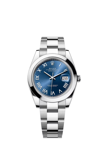 [Store Display] ROLEX Datejust 41mm Azzurro Blue Men's Watch
