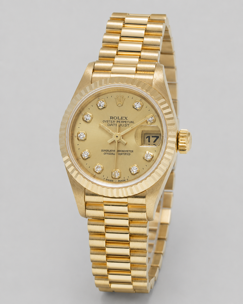 [Store Display] ROLEX Datejust 26mm Champagne / Diamond