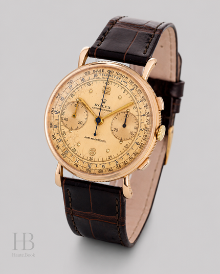 ROLEX Pink Gold Chronograph Watch 4062