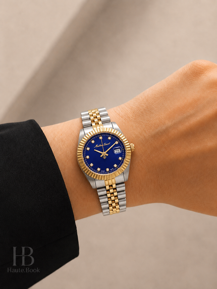 MATHEY-TISSOT Rolly III Crystal Blue Dial Ladies Watch
