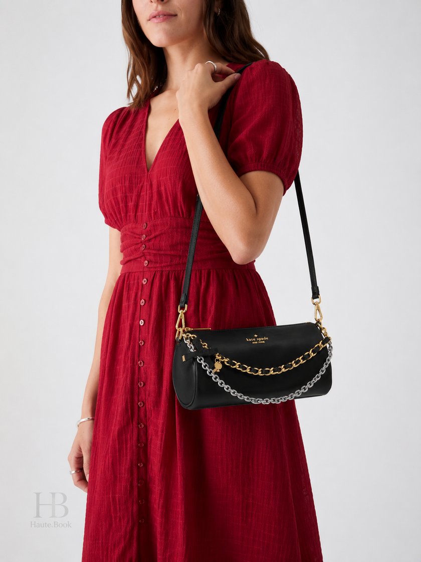 KATE SPADE Roulette Nylon Mini Crossbody Convertible Bag