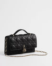 DIOR My Dior Mini Bag Lambskin Leather, Black Caning
