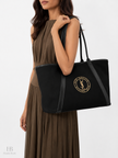 SAINT LAURENT PARIS Rive Gauche Tote Bag Black