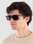 [At India] FERRAGAMO Salvatore Dark Grey Rectangular Men's Sunglasses