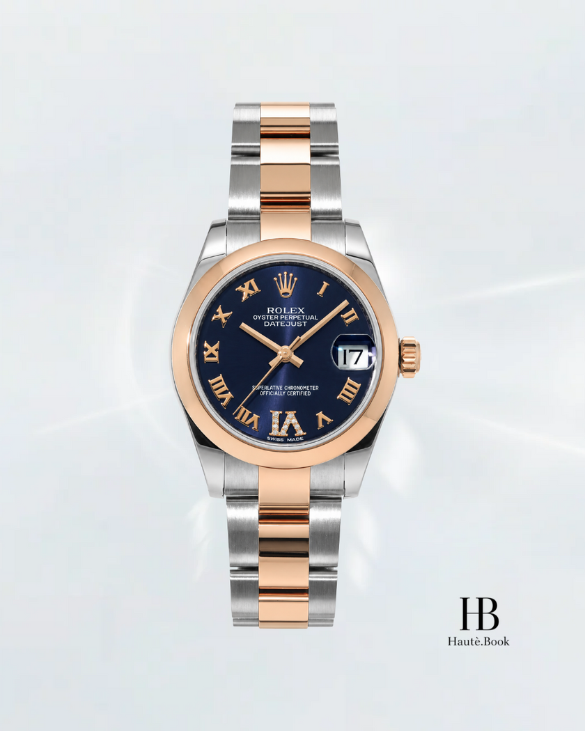 [Store Display Model] Rolex Datejust Aubergine/Diamond 31mm