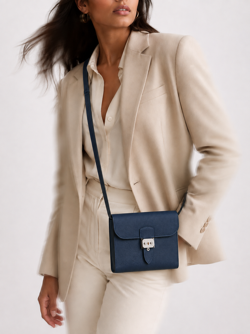 [Brand New] HERMES Sac a Depeches 21 Bag Navy
