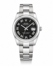[Store Display] ROLEX Bright Black Unisex Watch