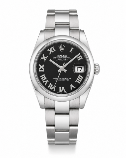 [Store Display] ROLEX Bright Black Unisex Watch