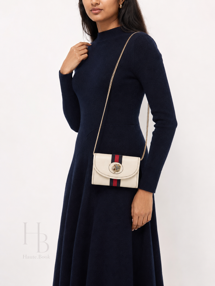 GUCCI Sylvie Web Rajah Mini