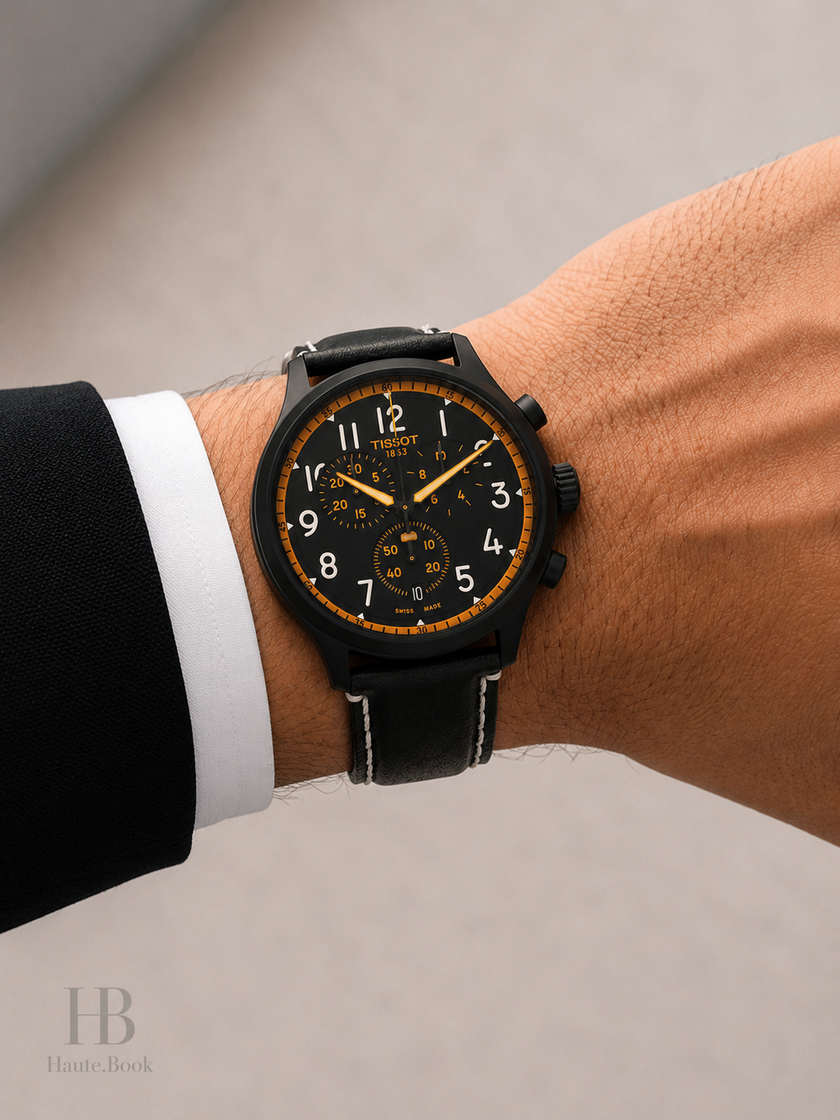 TISSOT T-Sport Chronograph Quartz Black Dial Men's Watch