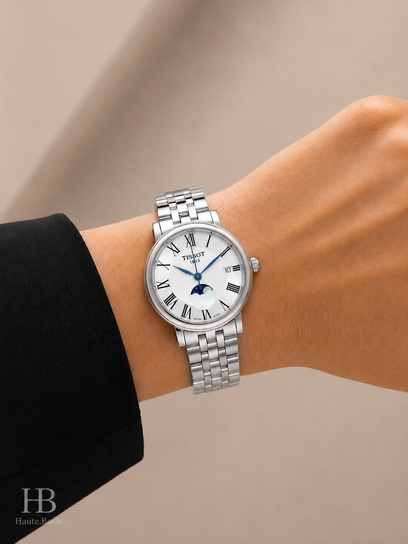 TISSOT T-classic Quartz Carson Premium Lady Moonphase Watch