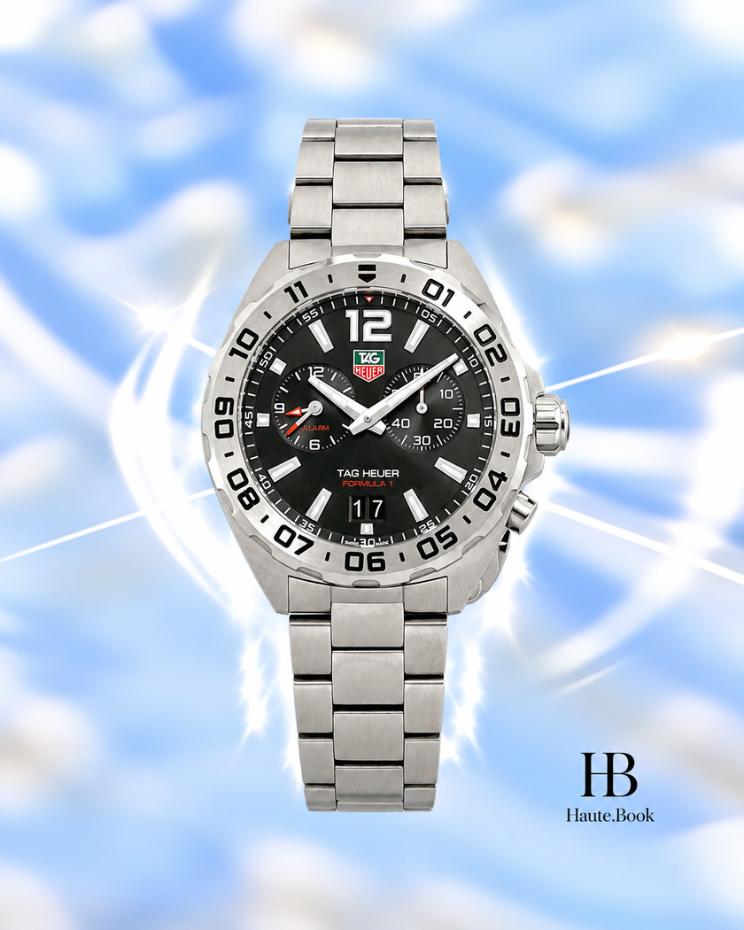 [Brand New] TAG HEUER Formula 1 Black Dial Alarm Quartz WAZ111A.BA0875 41 mm
