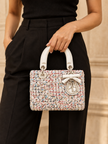 DIOR Small Lady Dior Cannage Tweed Multicolor