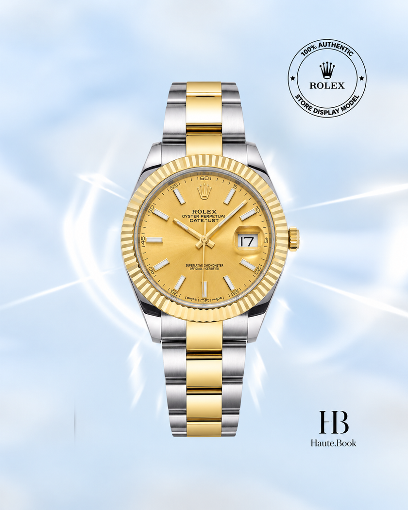 [Store Display] Rolex Datejust 41 126333 Champagne Men's Watch