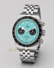 Montre TUDOR Black Bay Chrono Cadran Turquoise Acier 41 mm Homme M79360N-0024