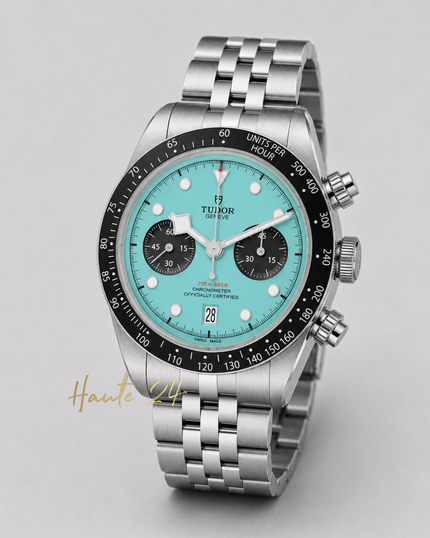 Montre TUDOR Black Bay Chrono Cadran Turquoise Acier 41 mm Homme M79360N-0024