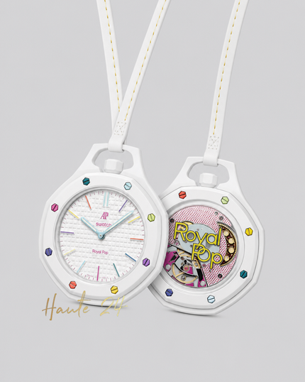 [Brand New] Swatch AP Audemars Piguet Royal Pop Pocket Watch SSX03W100N