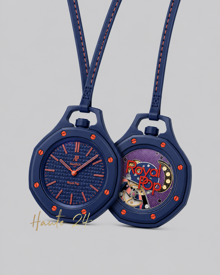 [Brand New] Swatch AP Audemars Piguet Royal Pop Pocket Watch SSX03L103N