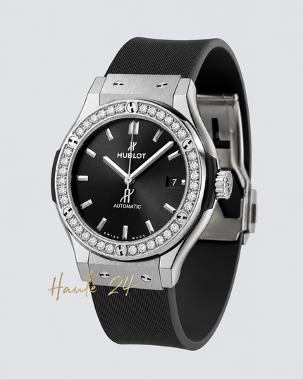 [2025 Brand New] HUBLOT Classic fusion Titanium Diamonds 565.NX.1470.RX.1204 38mm