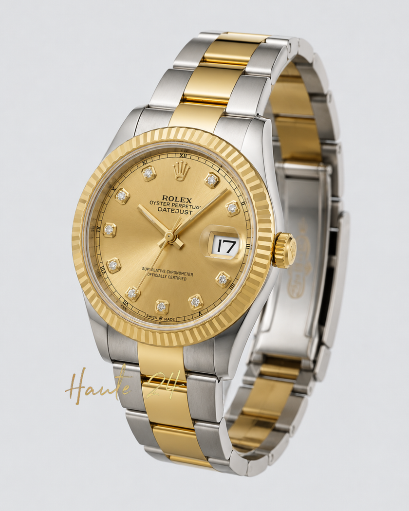 [2025 Brand New] (Below MRP) Rolex Datejust Champagne 126333G 41mm
