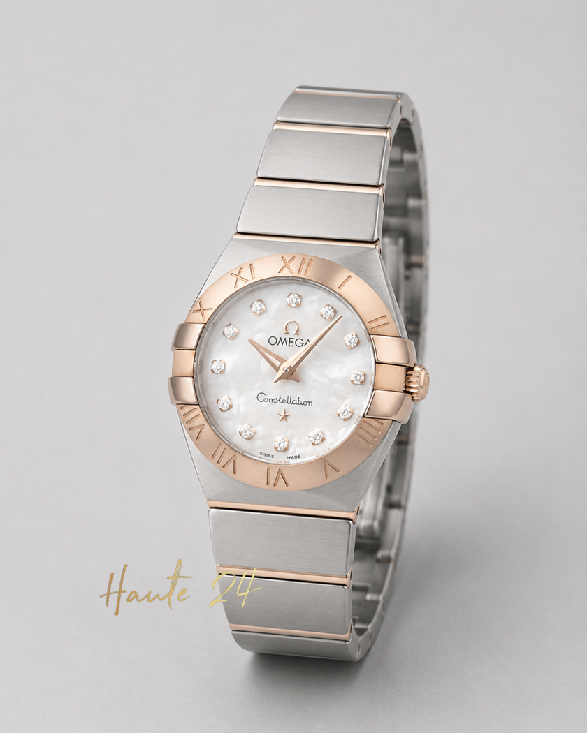 [Brand New] Omega Constellation Brushed Quartz 131.20.25.60.55.001 25mm