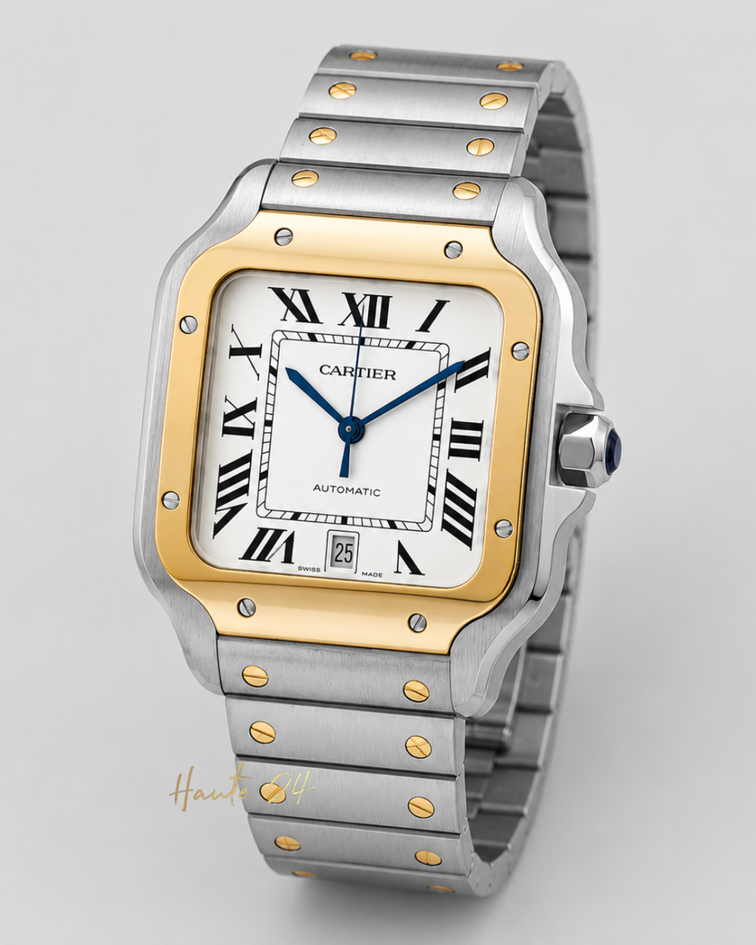 [2023 Store Display] Cartier Santos Silver Dial W2SA0009 39.8 mm x 47.5 mm