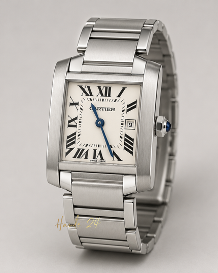 [Cartier Certified ] Cartier Tank Française MM Date W51011Q3