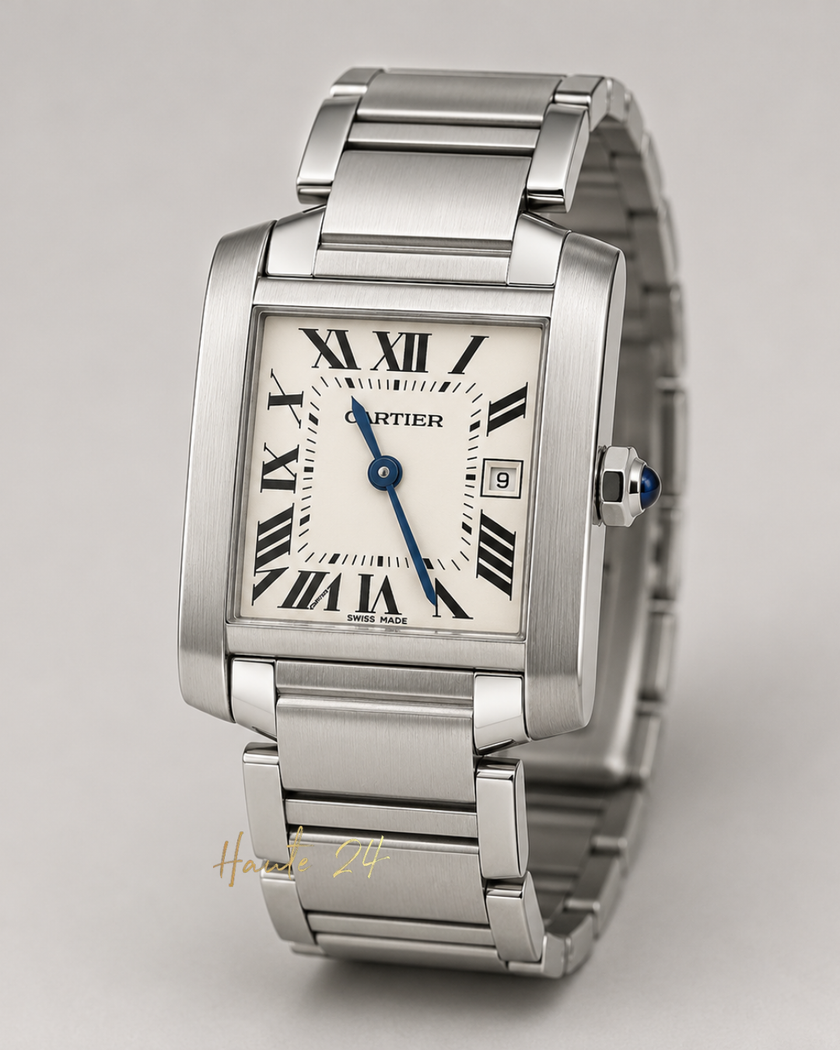 [Cartier Certified ] Cartier Tank Française MM Date W51011Q3