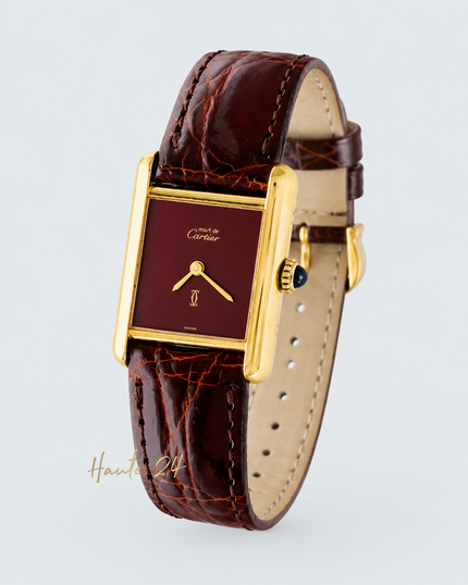 CARTIER Tank Must Bordeaux 16.5mm