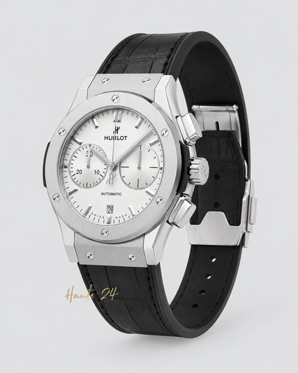 [] HUBLOT Classic Fusion Titanium Chronograph 521.NX.2611.LR 45mm