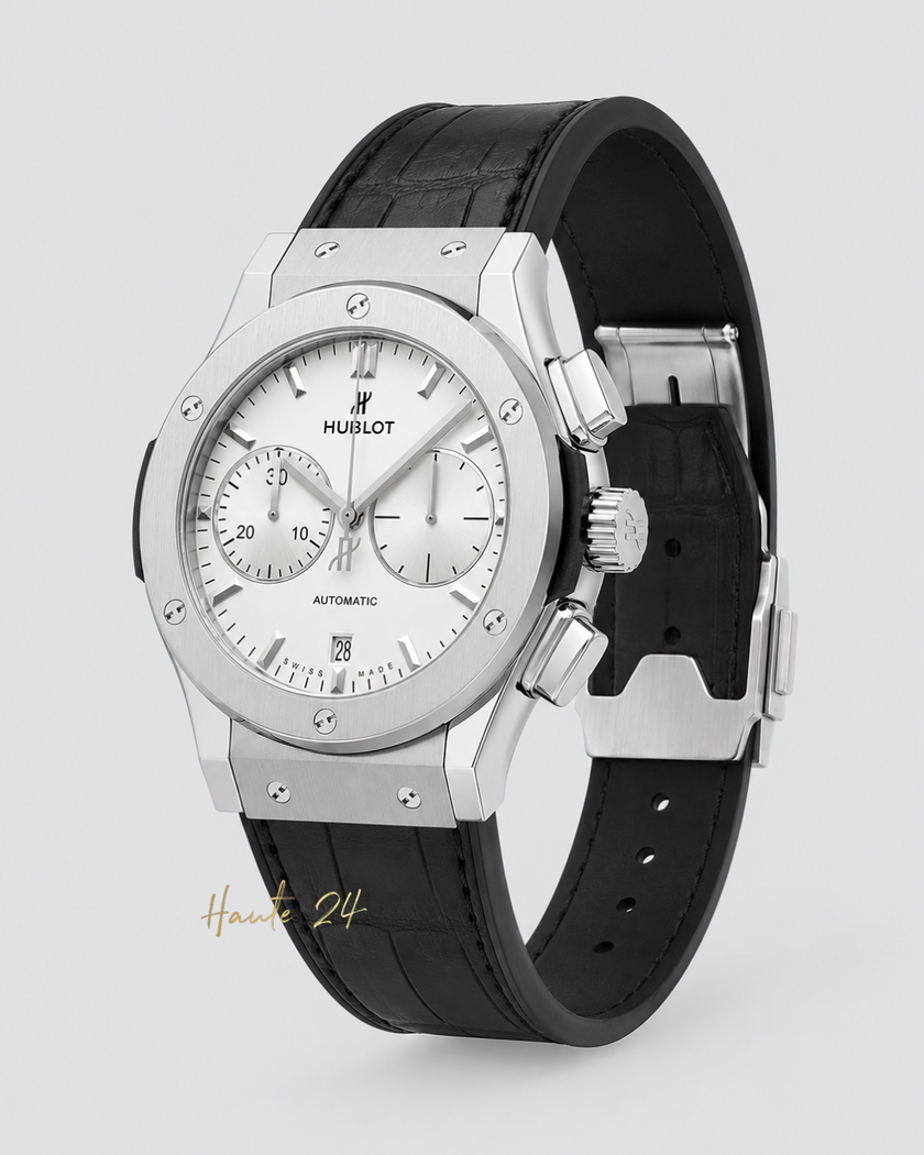 [] HUBLOT Classic Fusion Titanium Chronograph 521.NX.2611.LR 45mm